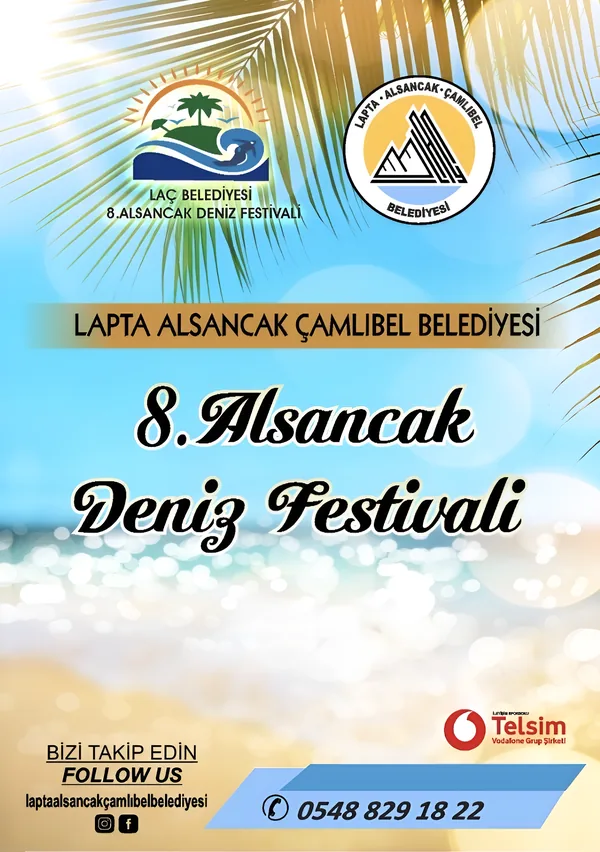 8. Alsancak Deniz Festivali afişi