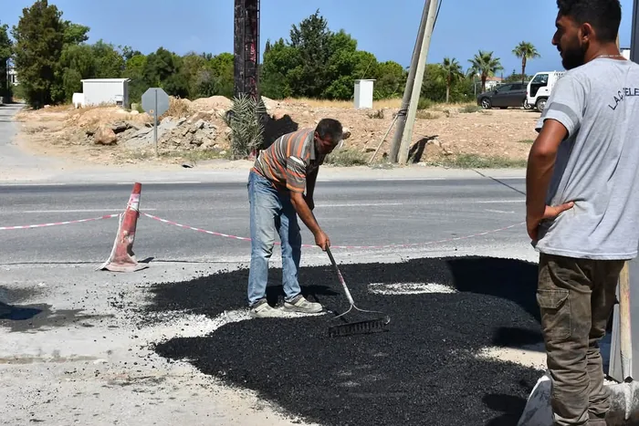 Nergis ve Maçka sokaklarında asfaltlama sürüyor