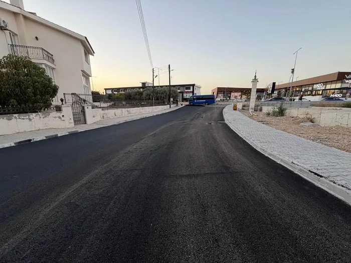 Bademli Sokak’ta asfaltlama tamamlandı